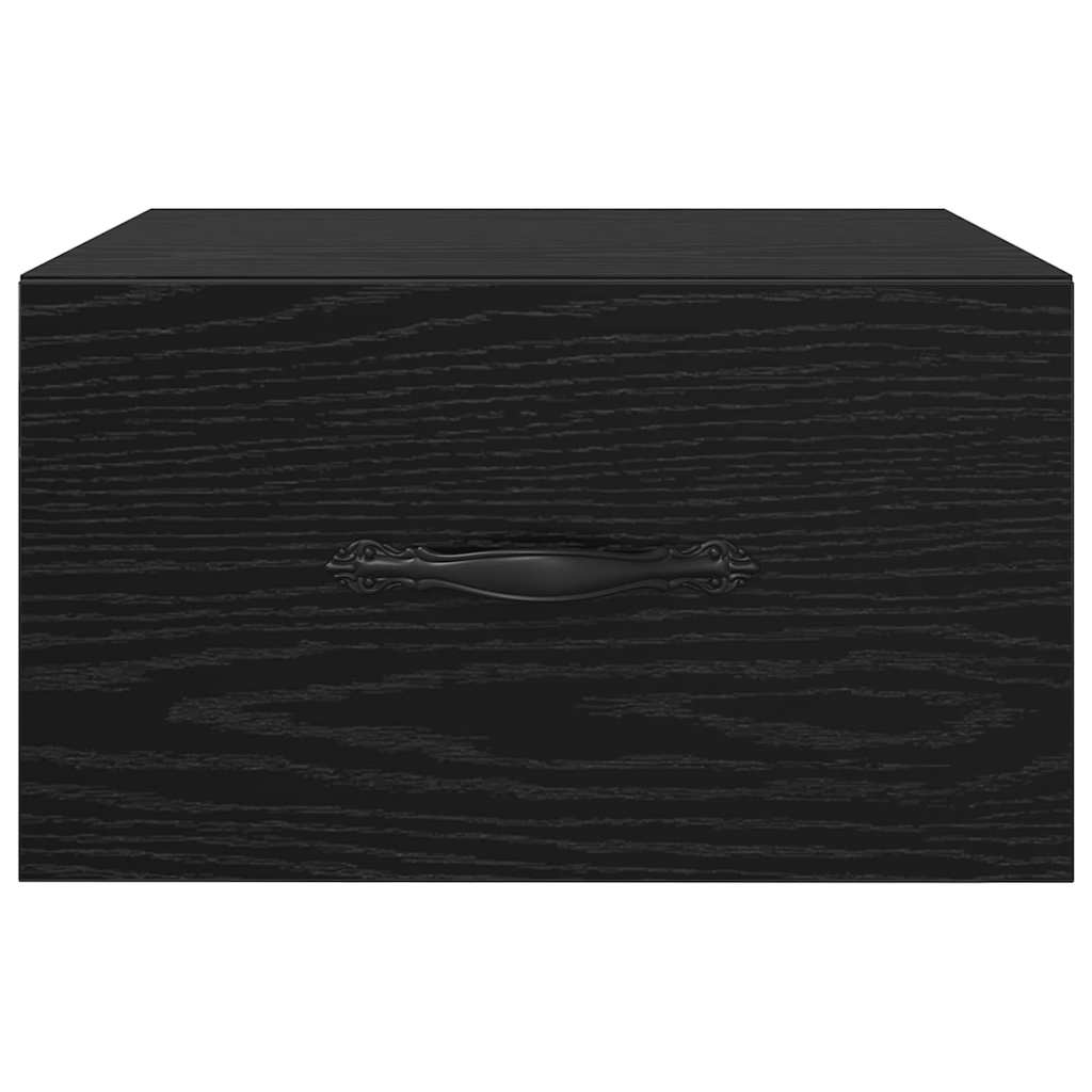 Noćni ormar Zidne Crni hrast 35 x 35 x 20 cm Konstruirano drvo
