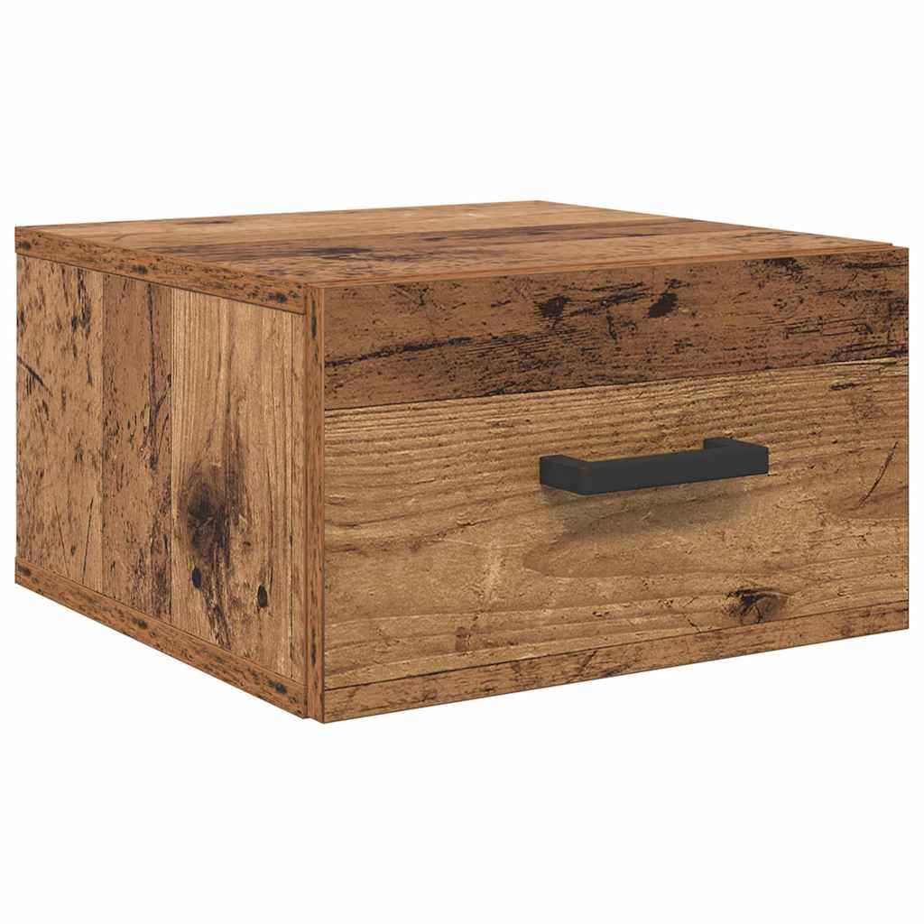 Noćni ormar Zidne Staro drvo 35 x 35 x 20 cm Konstruirano drvo