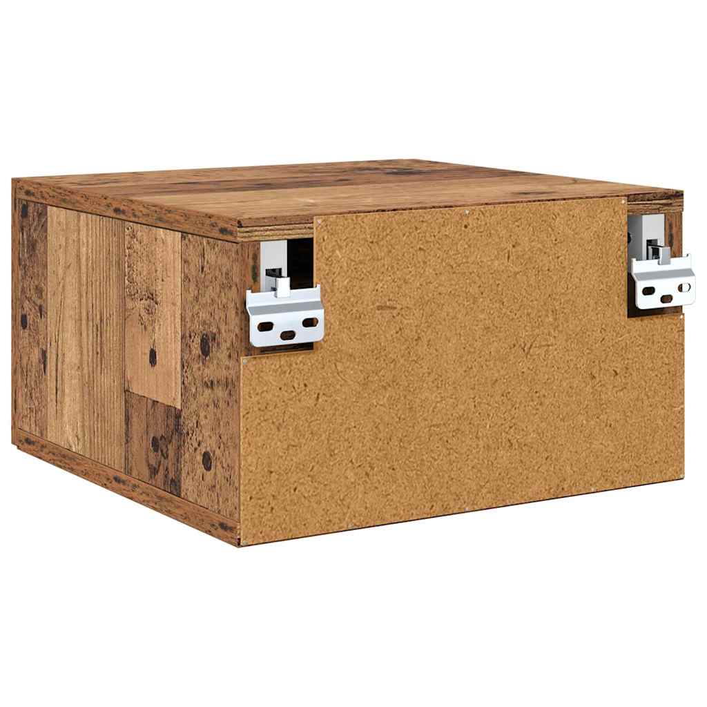 Noćni ormar Zidne Staro drvo 35 x 35 x 20 cm Konstruirano drvo