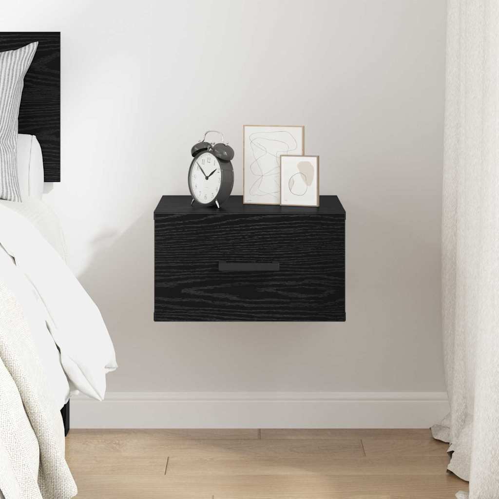 Noćni ormar Crni hrast 35 x 35 x 20 cm Konstruirano drvo