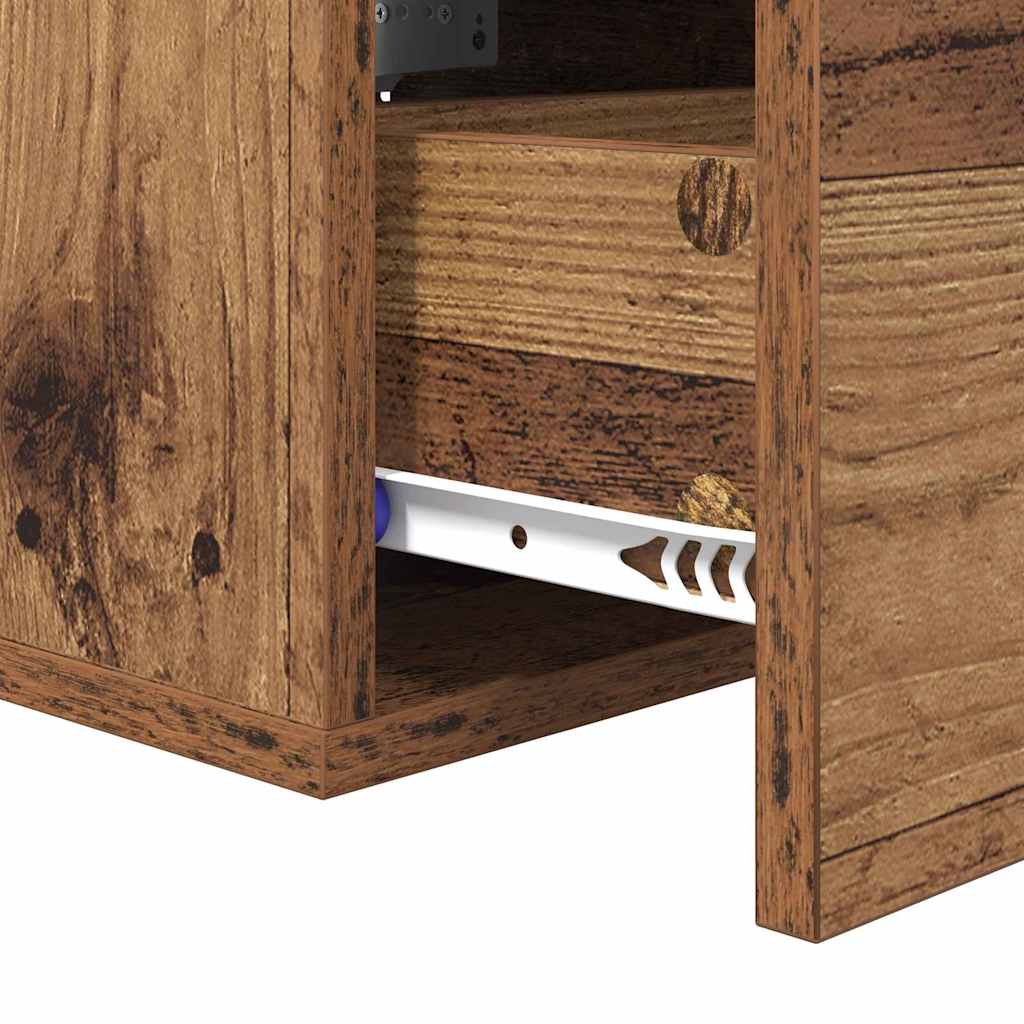 Noćni ormar 2 pcs Staro drvo 35 x 35 x 20 cm Konstruirano drvo