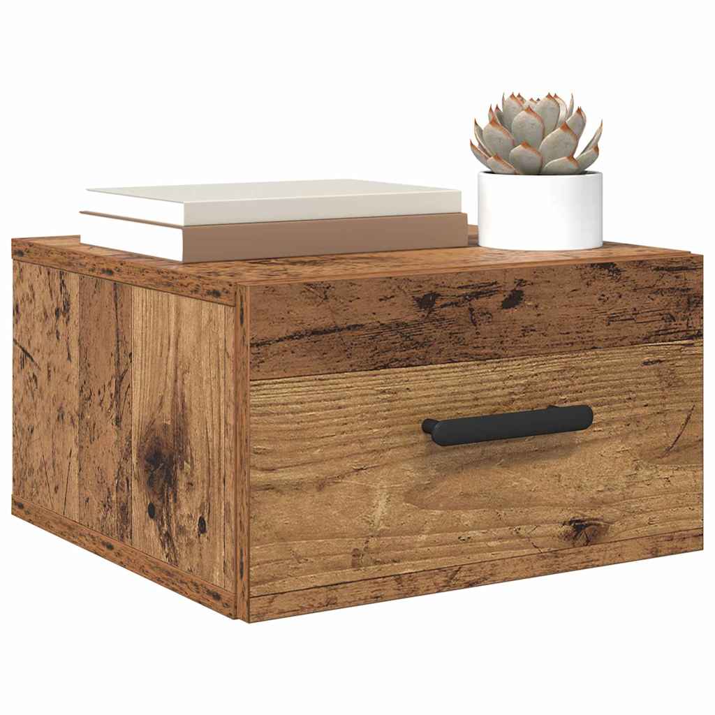 Noćni ormar 2 pcs Staro drvo 35 x 35 x 20 cm Konstruirano drvo