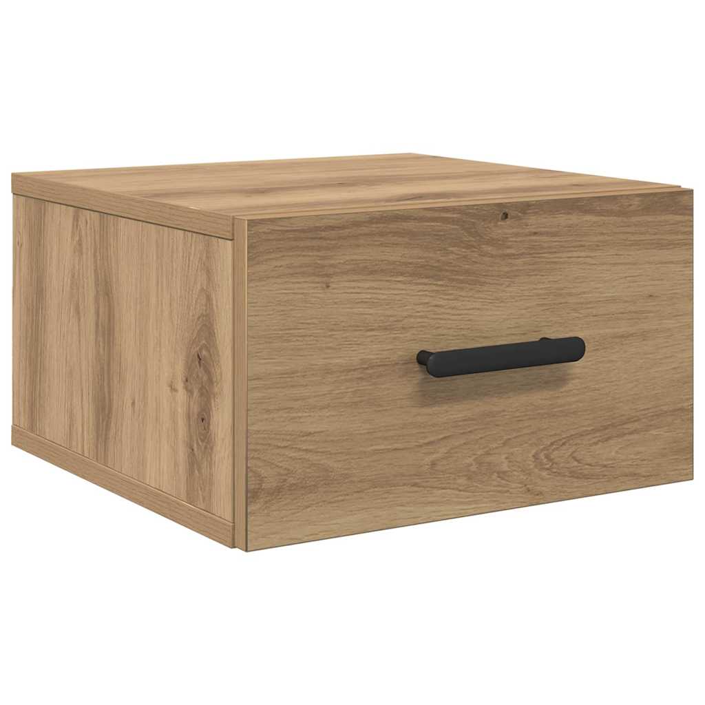 Noćni ormar Zidne 2 pcs Umjetnički hrast 35 x 35 x 20 cm
