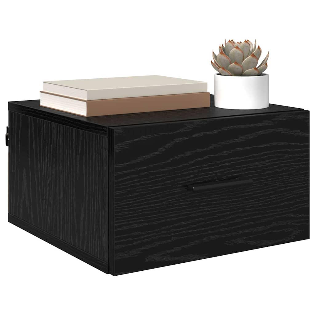 Noćni ormar Crni hrast 35 x 35 x 20 cm Konstruirano drvo