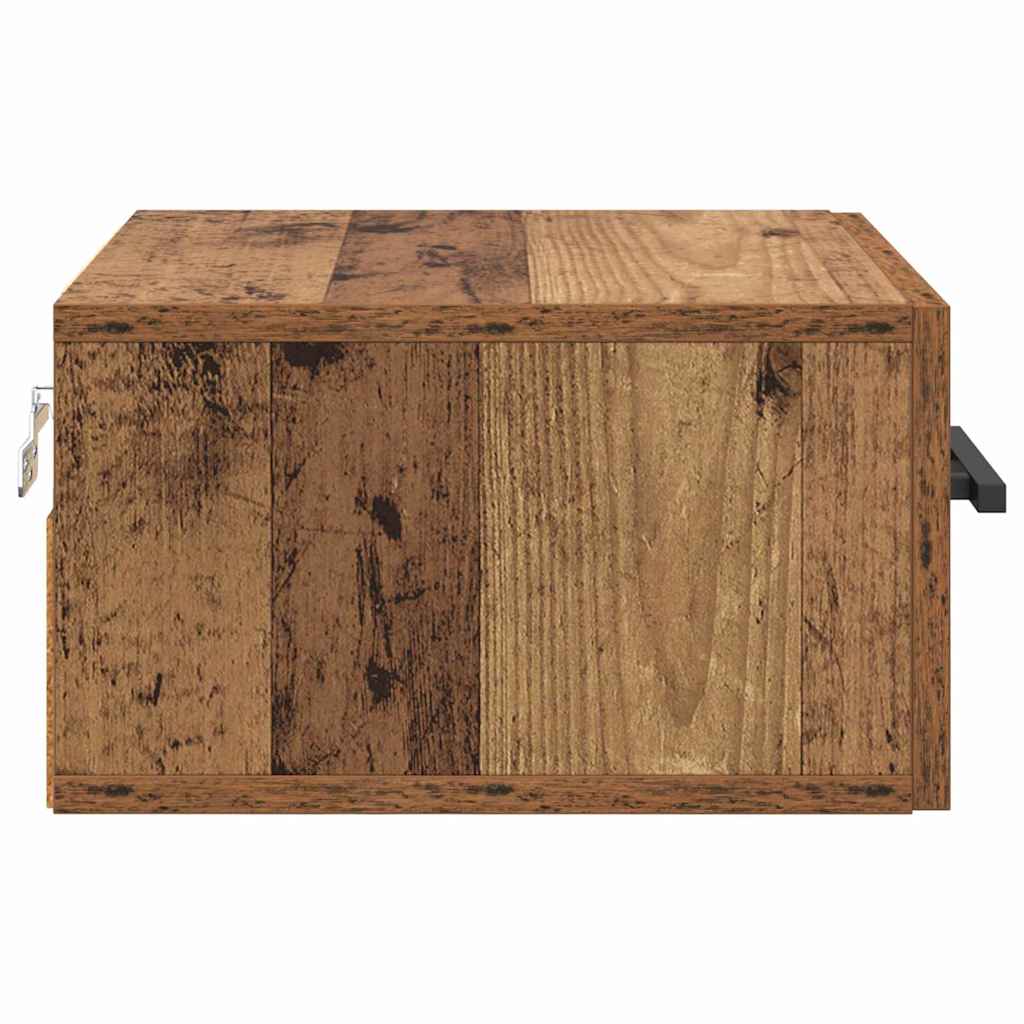 Noćni ormar 35 x 35 x 20 cm Konstruirano drvo Staro drvo