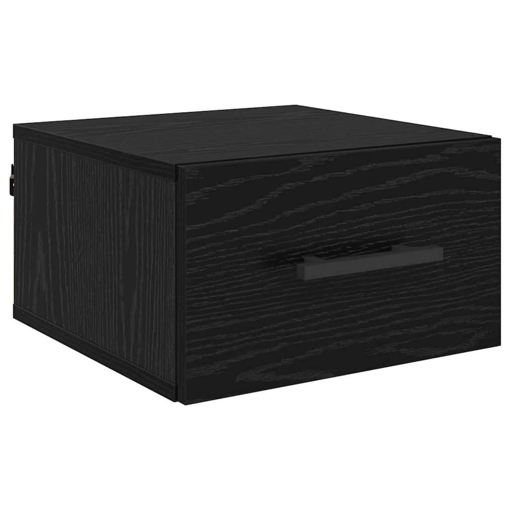 Noćni ormar 35 x 35 x 20 cm Konstruirano drvo Crni hrast