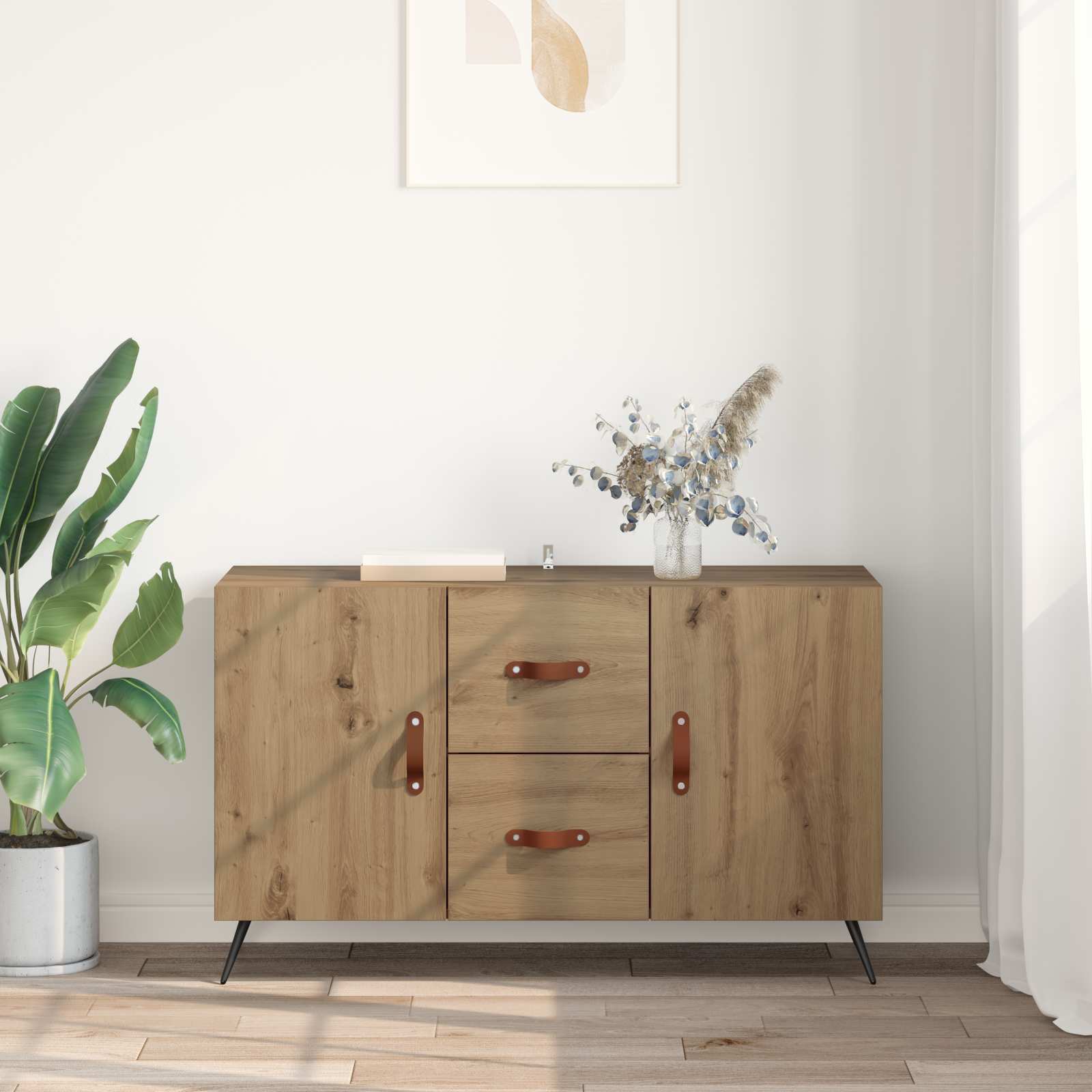 Kreveta Umjetnički hrast 100 x 36 x 60 cm Konstruirano drvo