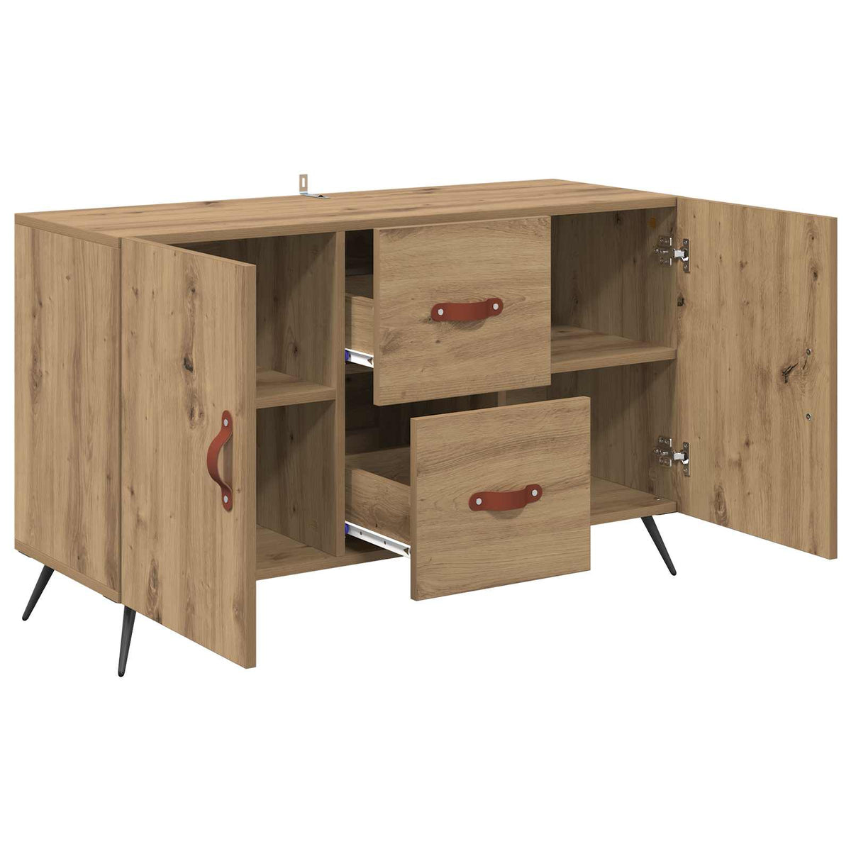 Kreveta Umjetnički hrast 100 x 36 x 60 cm Konstruirano drvo