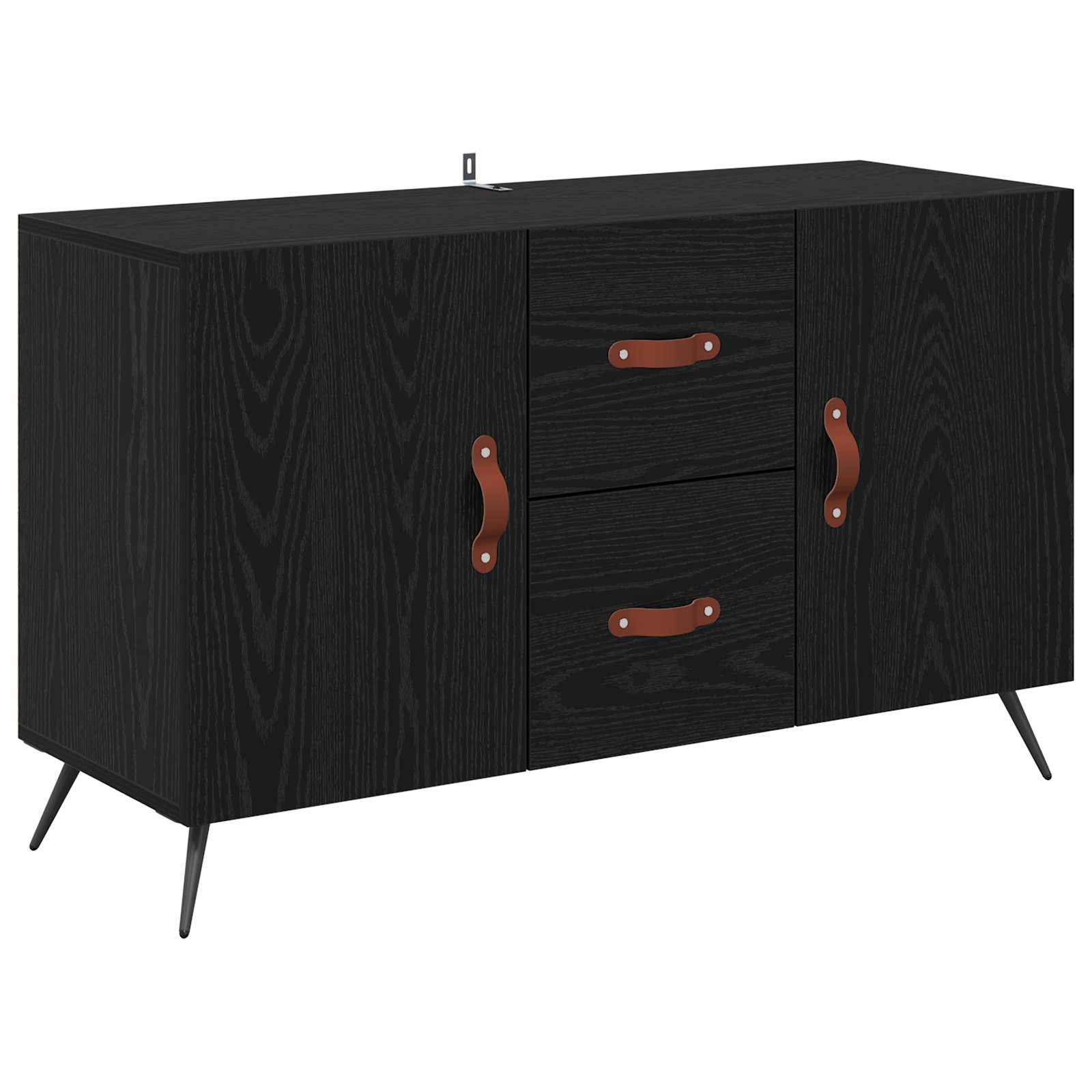 Kreveta Crni hrast 100 x 36 x 60 cm Konstruirano drvo