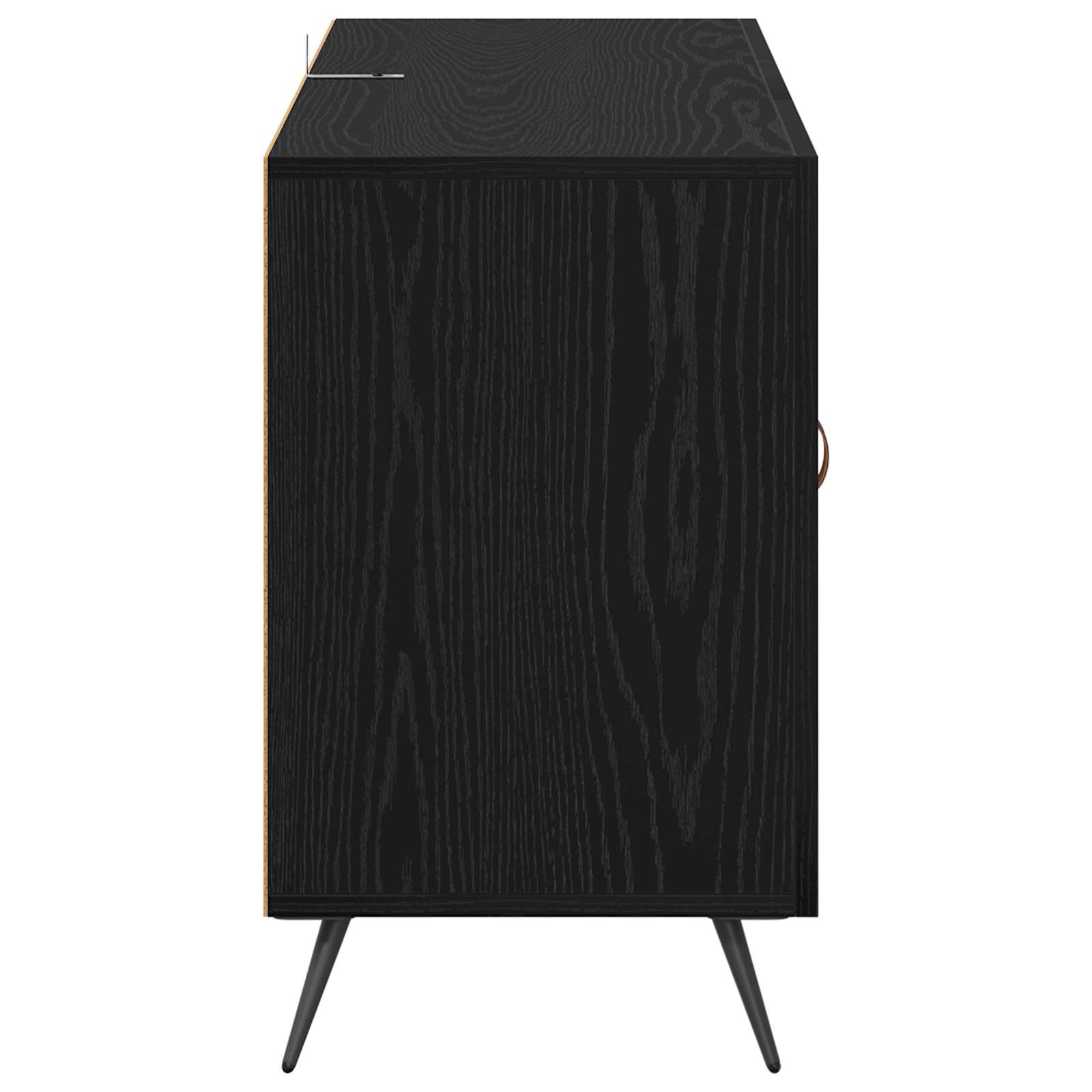 Kreveta Crni hrast 100 x 36 x 60 cm Konstruirano drvo