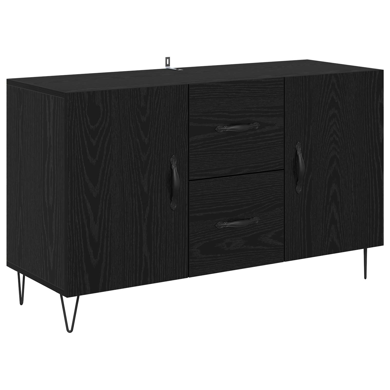 Kreveta Crni hrast 100 x 36 x 60 cm Konstruirano drvo