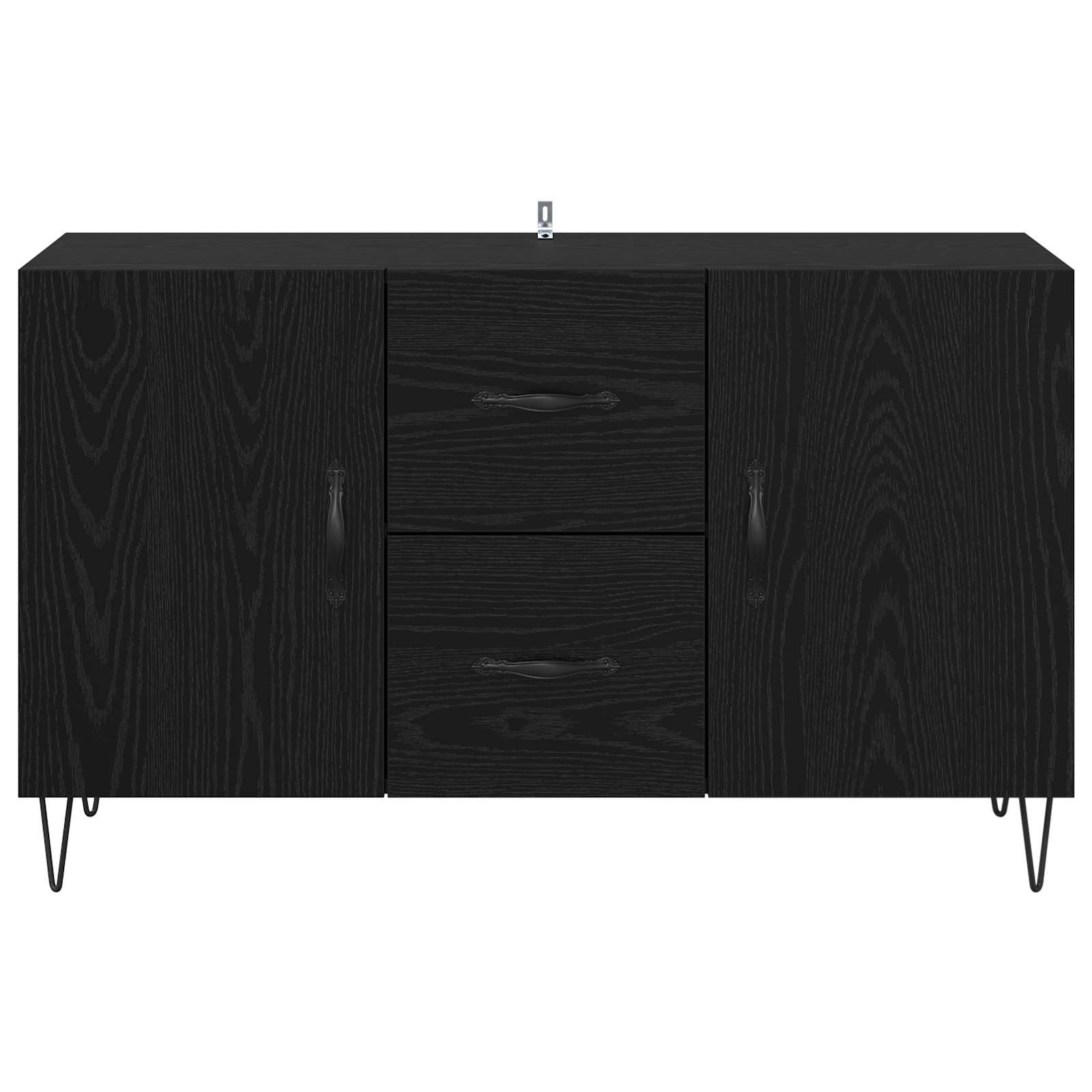 Kreveta Crni hrast 100 x 36 x 60 cm Konstruirano drvo