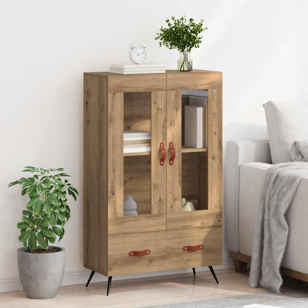 Highboard s ladicama Umjetnički hrast 69,5 x 31 x 115 cm