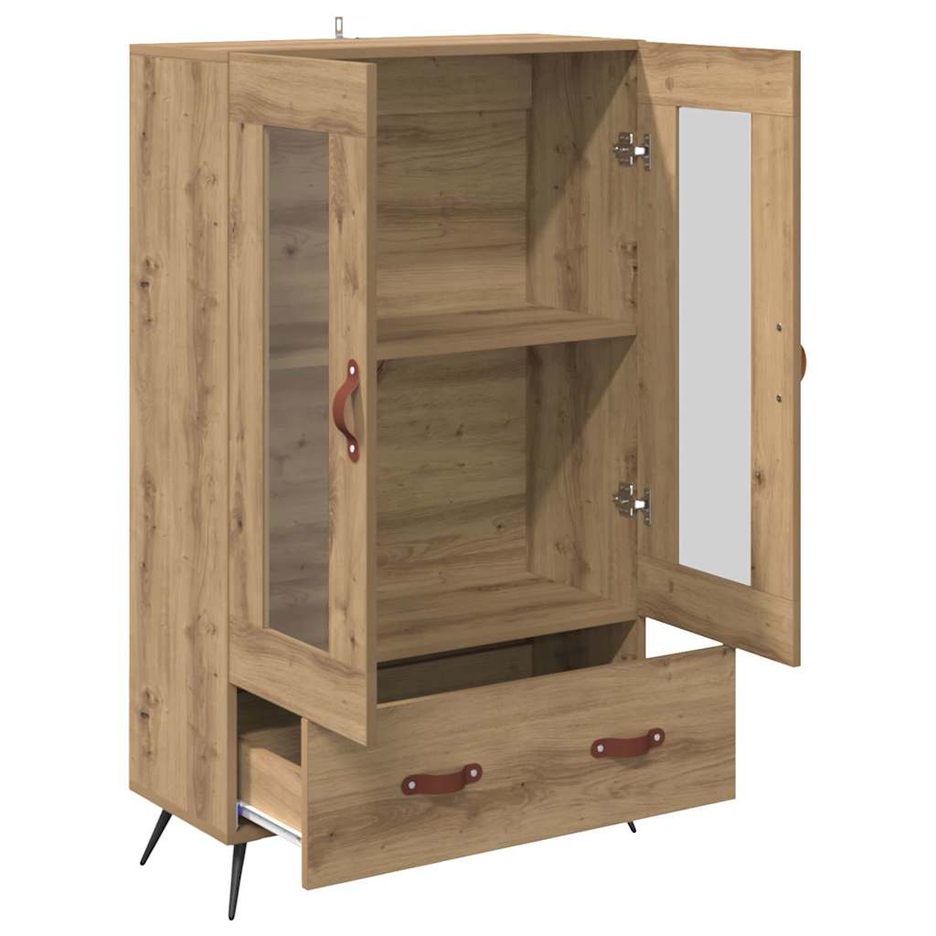 Highboard s ladicama Umjetnički hrast 69,5 x 31 x 115 cm