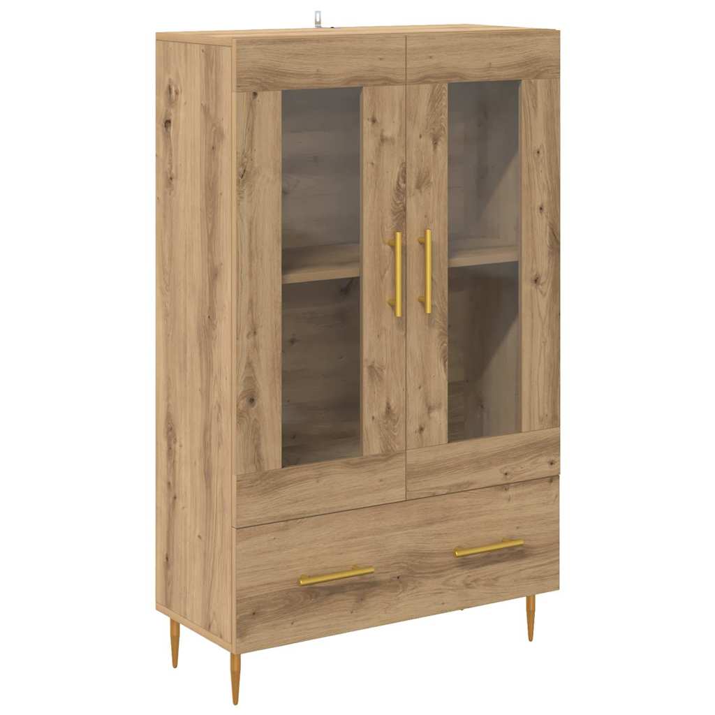 Highboard s ladicama Umjetnički hrast 69,5 x 31 x 115 cm