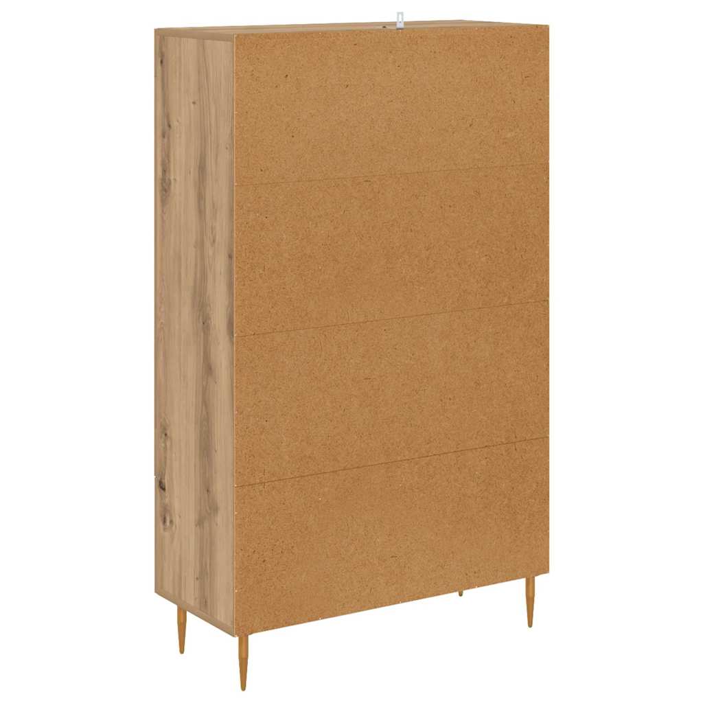 Highboard s ladicama Umjetnički hrast 69,5 x 31 x 115 cm