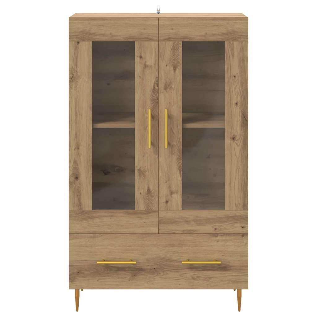 Highboard s ladicama Umjetnički hrast 69,5 x 31 x 115 cm
