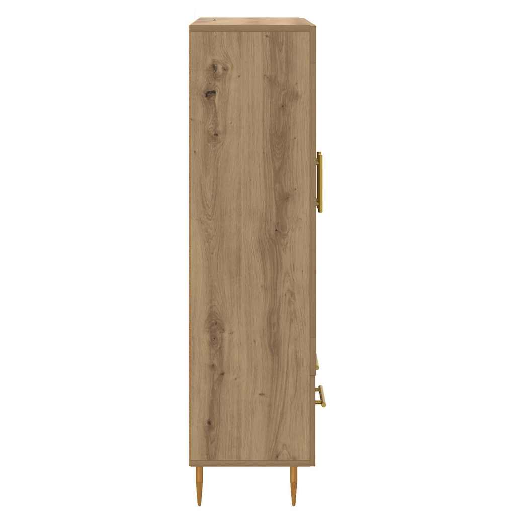 Highboard s ladicama Umjetnički hrast 69,5 x 31 x 115 cm