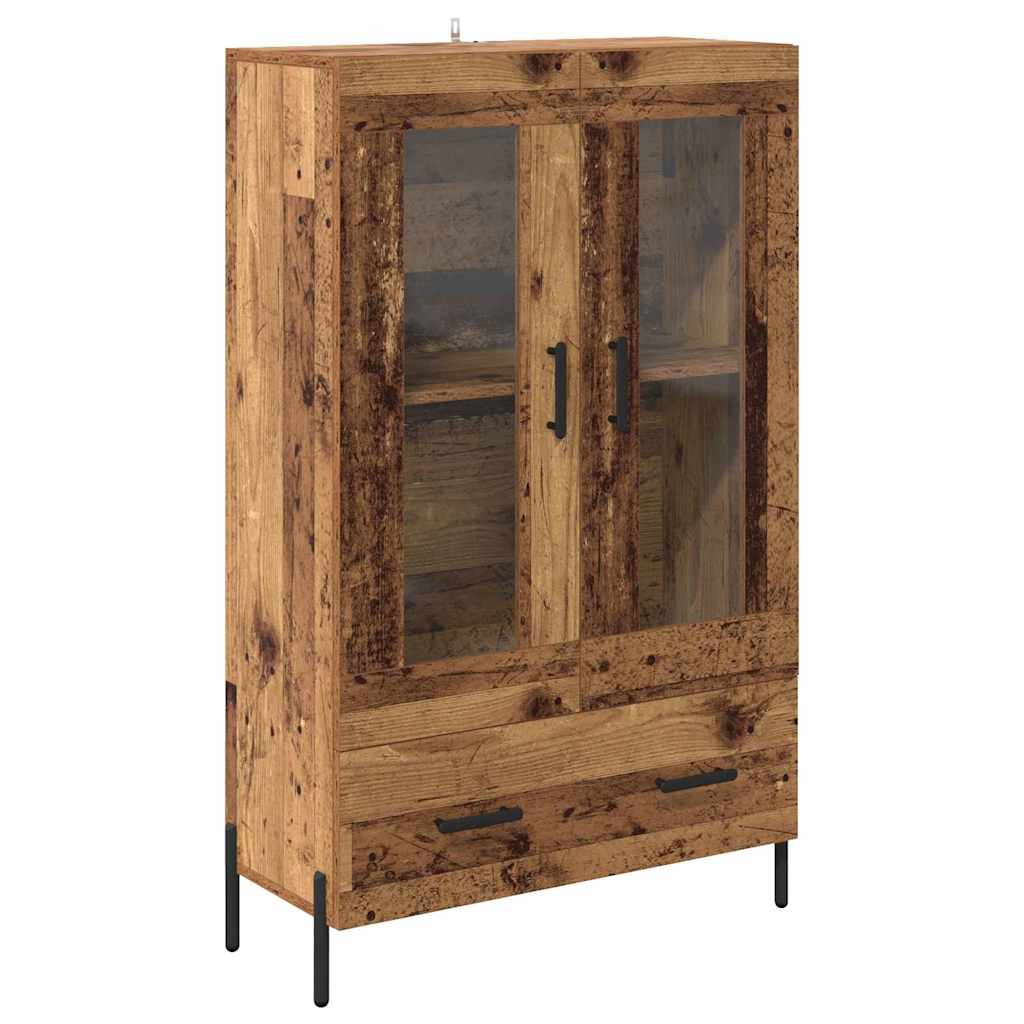 Highboard s ladicama Corona Staro drvo 69,5 x 31 x 115 cm