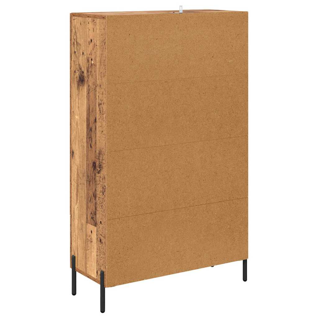 Highboard s ladicama Corona Staro drvo 69,5 x 31 x 115 cm