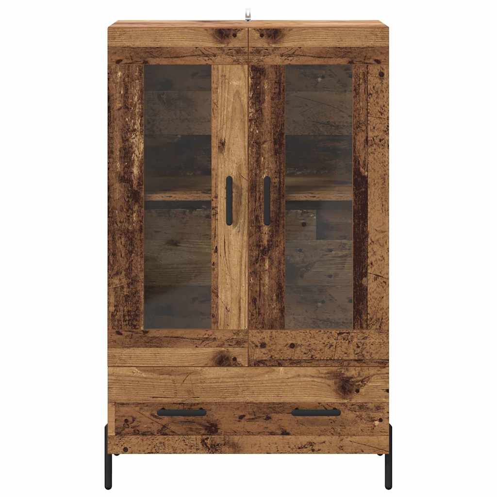 Highboard s ladicama Corona Staro drvo 69,5 x 31 x 115 cm