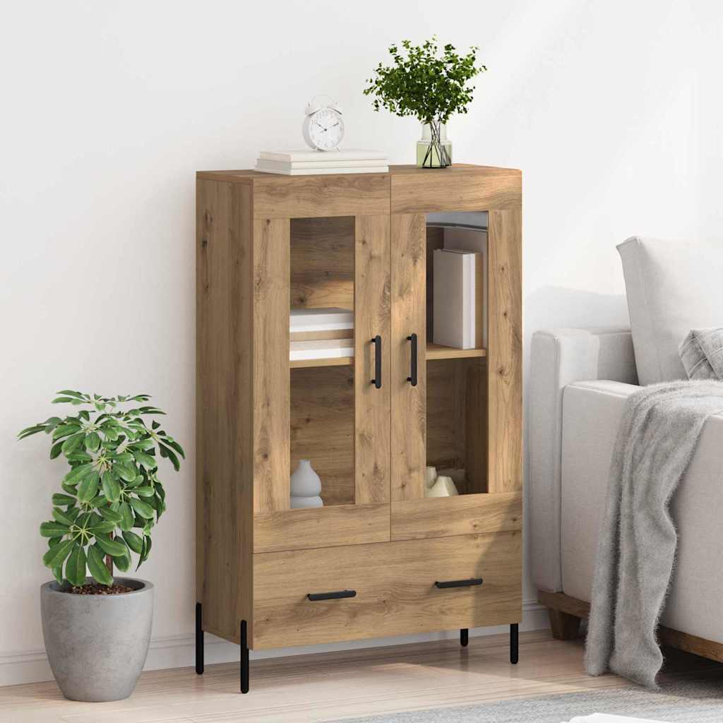 Highboard s ladicama Corona Umjetnički hrast 69,5 x 31 x 115 cm
