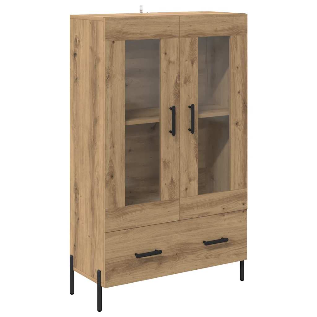 Highboard s ladicama Corona Umjetnički hrast 69,5 x 31 x 115 cm