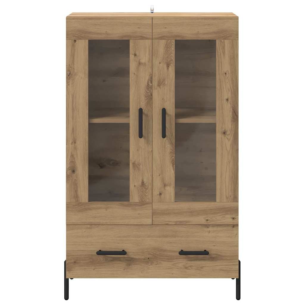 Highboard s ladicama Corona Umjetnički hrast 69,5 x 31 x 115 cm