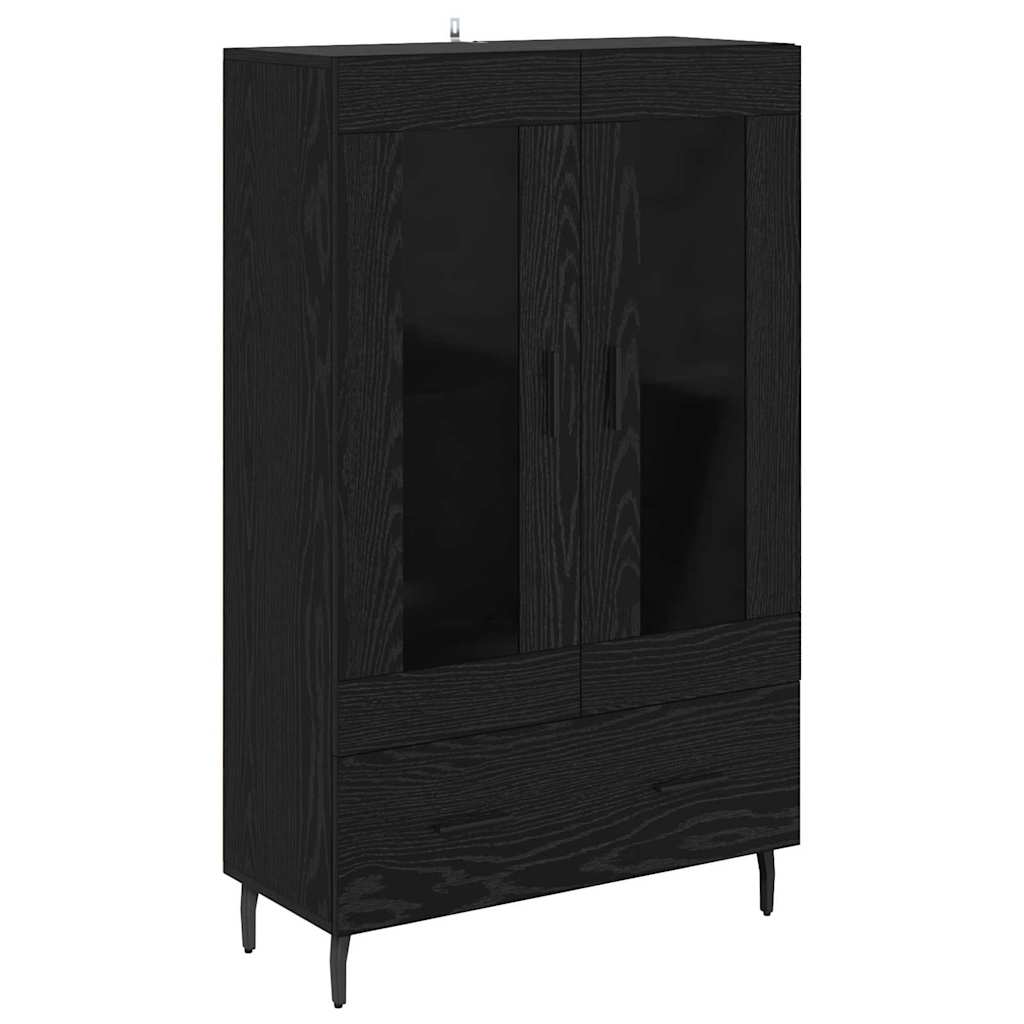 Highboard Crni hrast 69,5 x 31 x 115 cm Konstruirano drvo