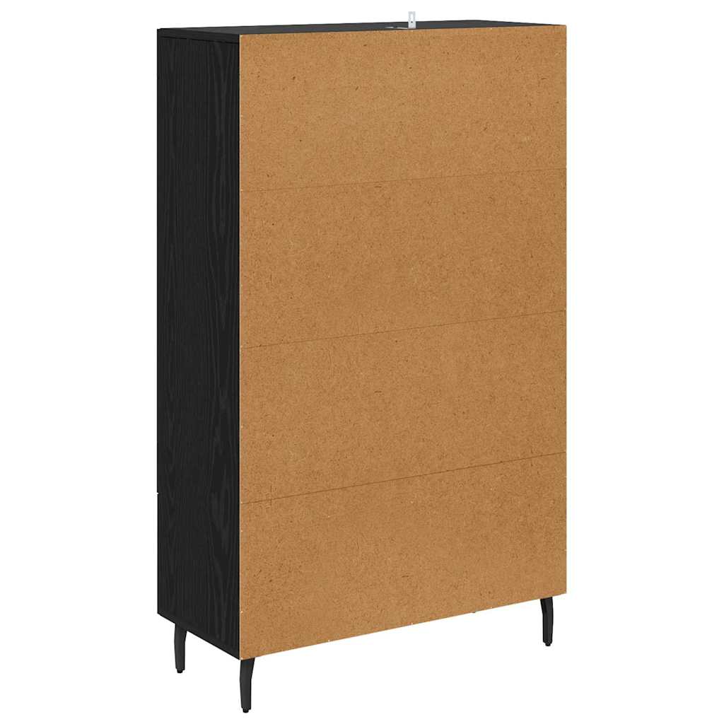 Highboard Crni hrast 69,5 x 31 x 115 cm Konstruirano drvo