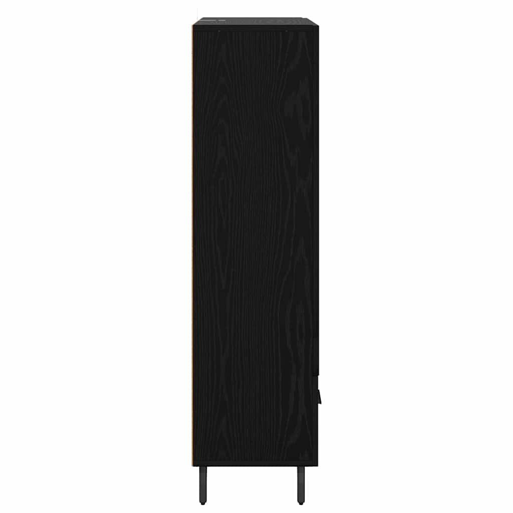 Highboard Crni hrast 69,5 x 31 x 115 cm Konstruirano drvo