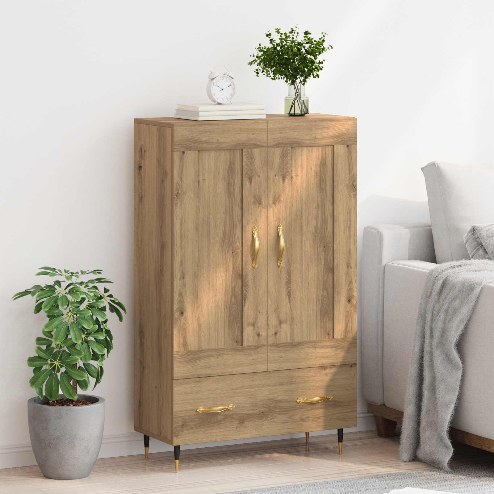 Highboard Umjetnički hrast 69,5 x 31 x 115 cm Konstruirano drvo