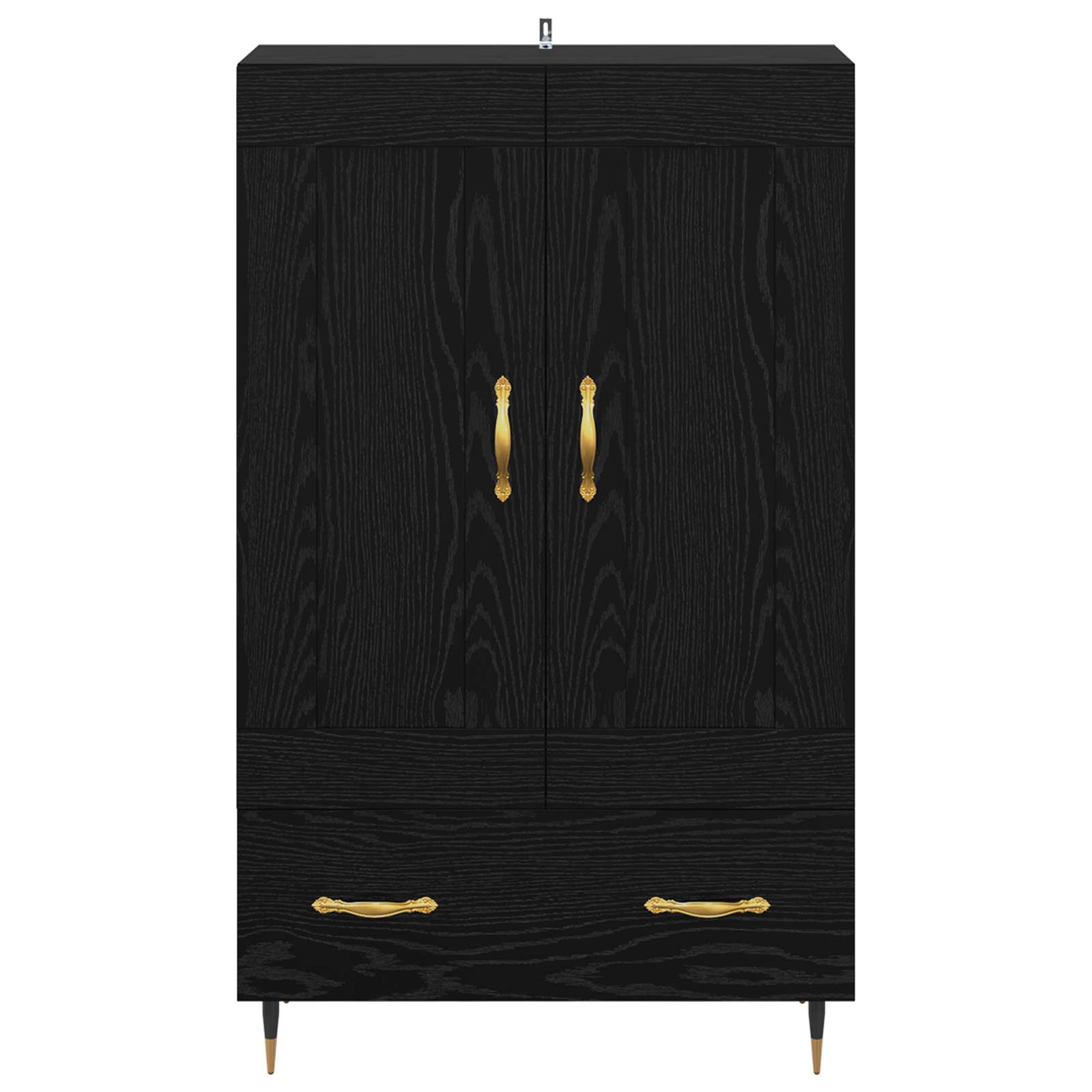 Highboard Crni hrast 69,5 x 31 x 115 cm Konstruirano drvo