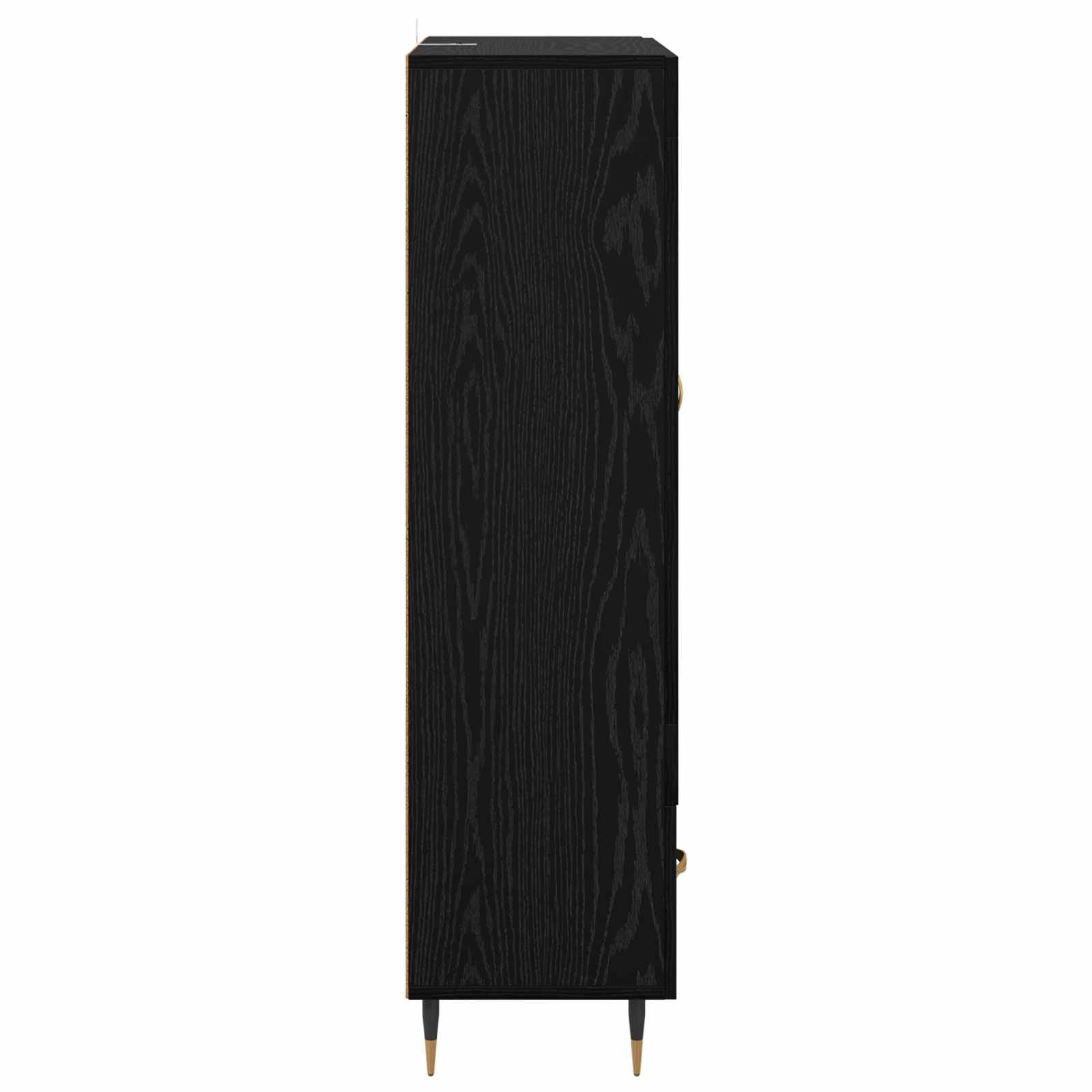 Highboard Crni hrast 69,5 x 31 x 115 cm Konstruirano drvo