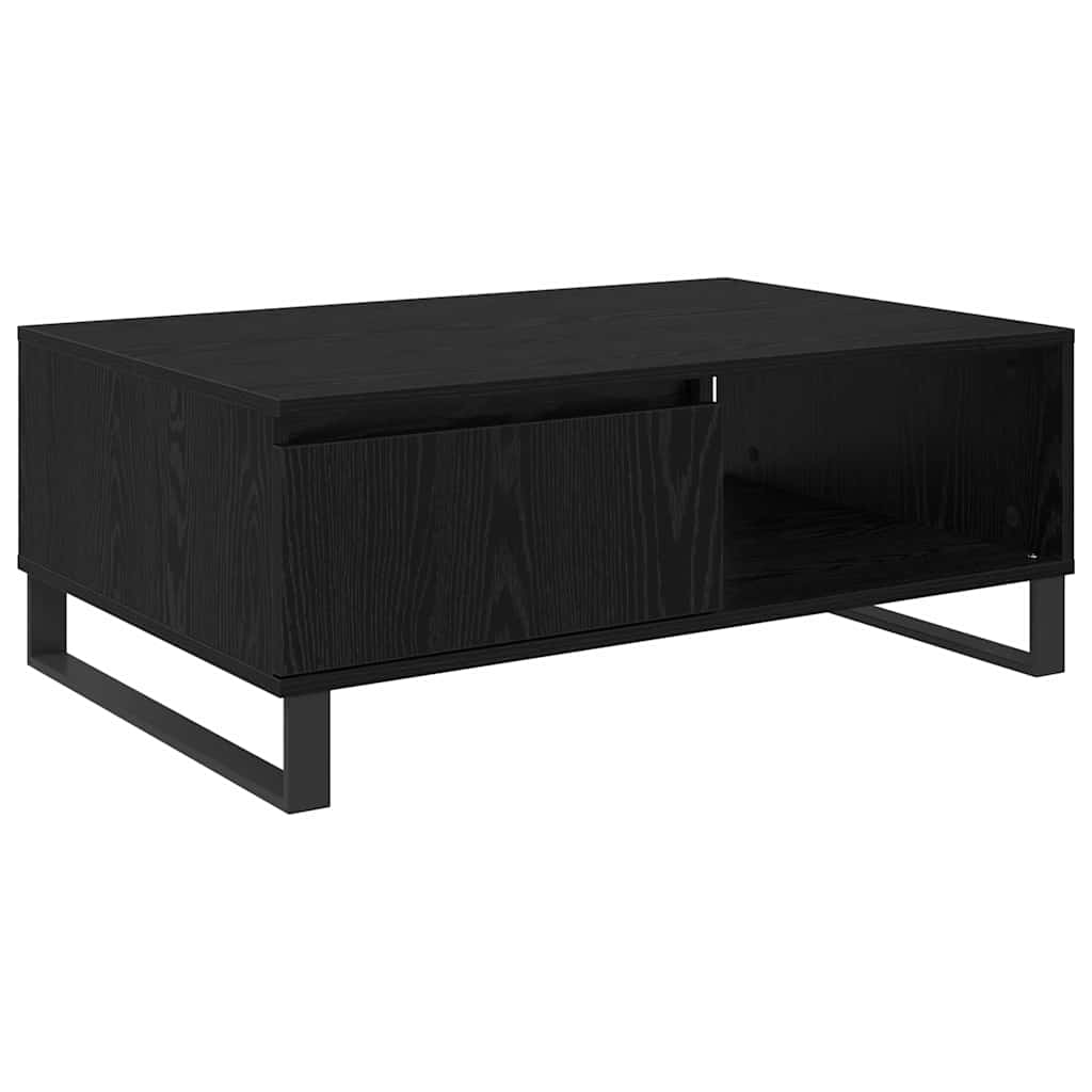 Kava Stol Crni hrast 90 x 60 x 35 cm Konstruirano drvo