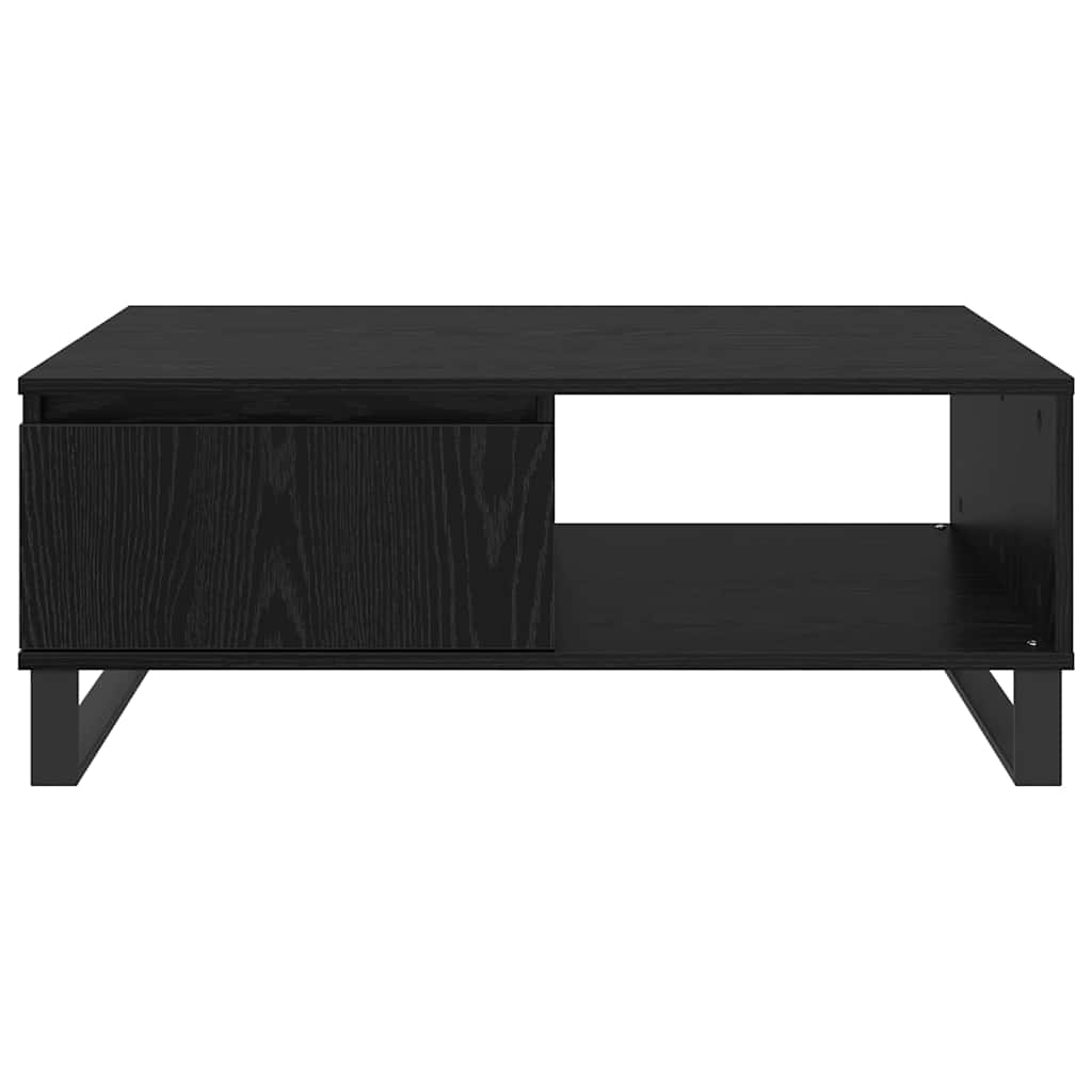 Kava Stol Crni hrast 90 x 60 x 35 cm Konstruirano drvo