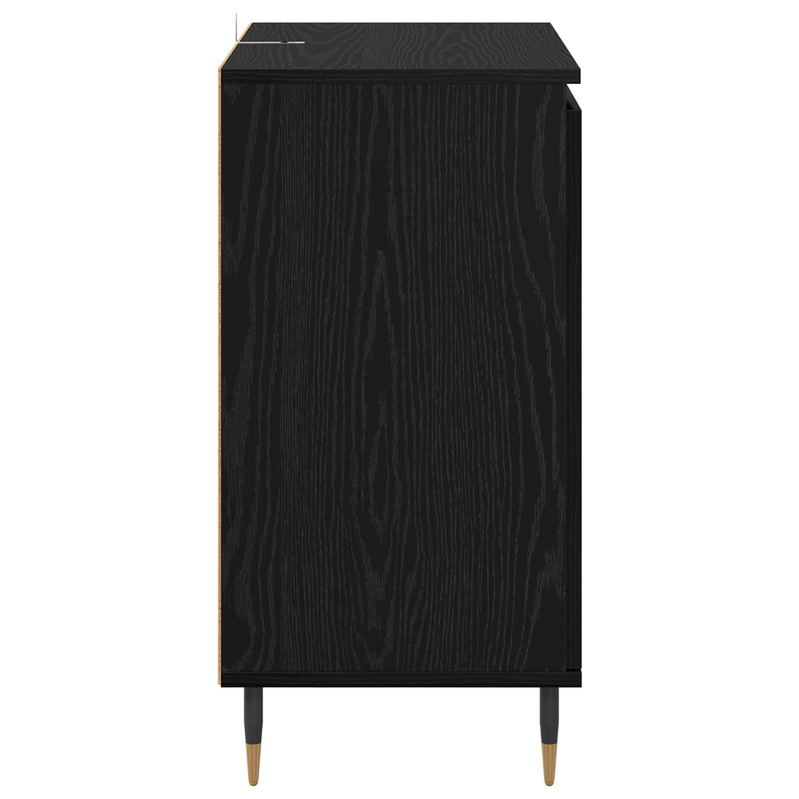 Kreveta Crni hrast 60 x 35 x 70 cm Konstruirano drvo
