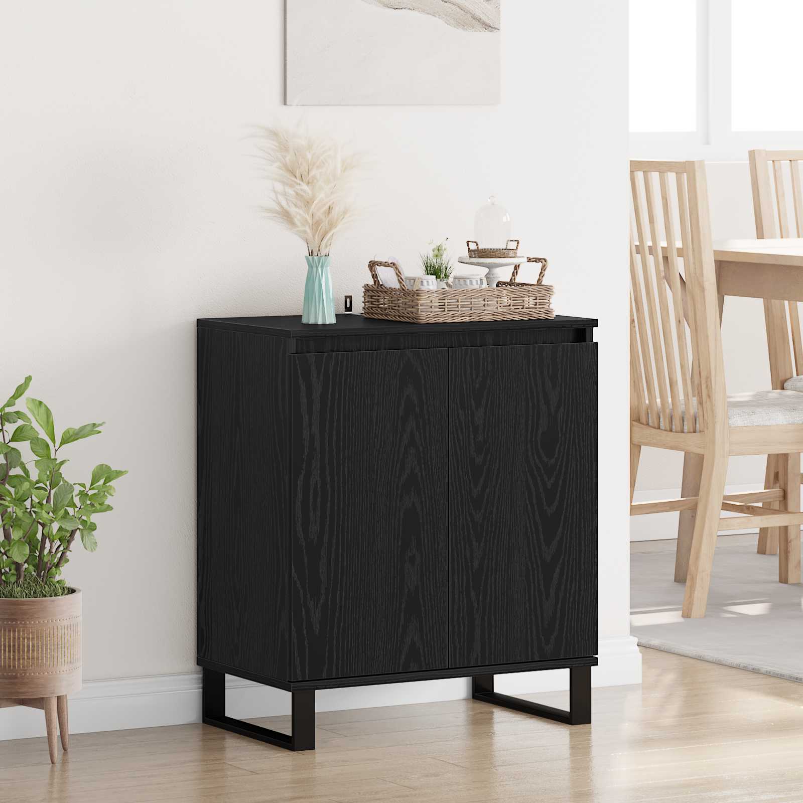 Kreveta Crni hrast 60 x 35 x 70 cm Konstruirano drvo