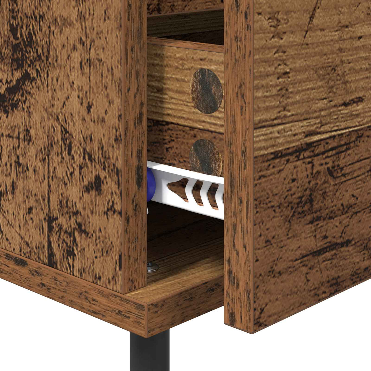 Noćni ormar 2 pcs Staro drvo 40 x 35 x 50 cm Konstruirano drvo