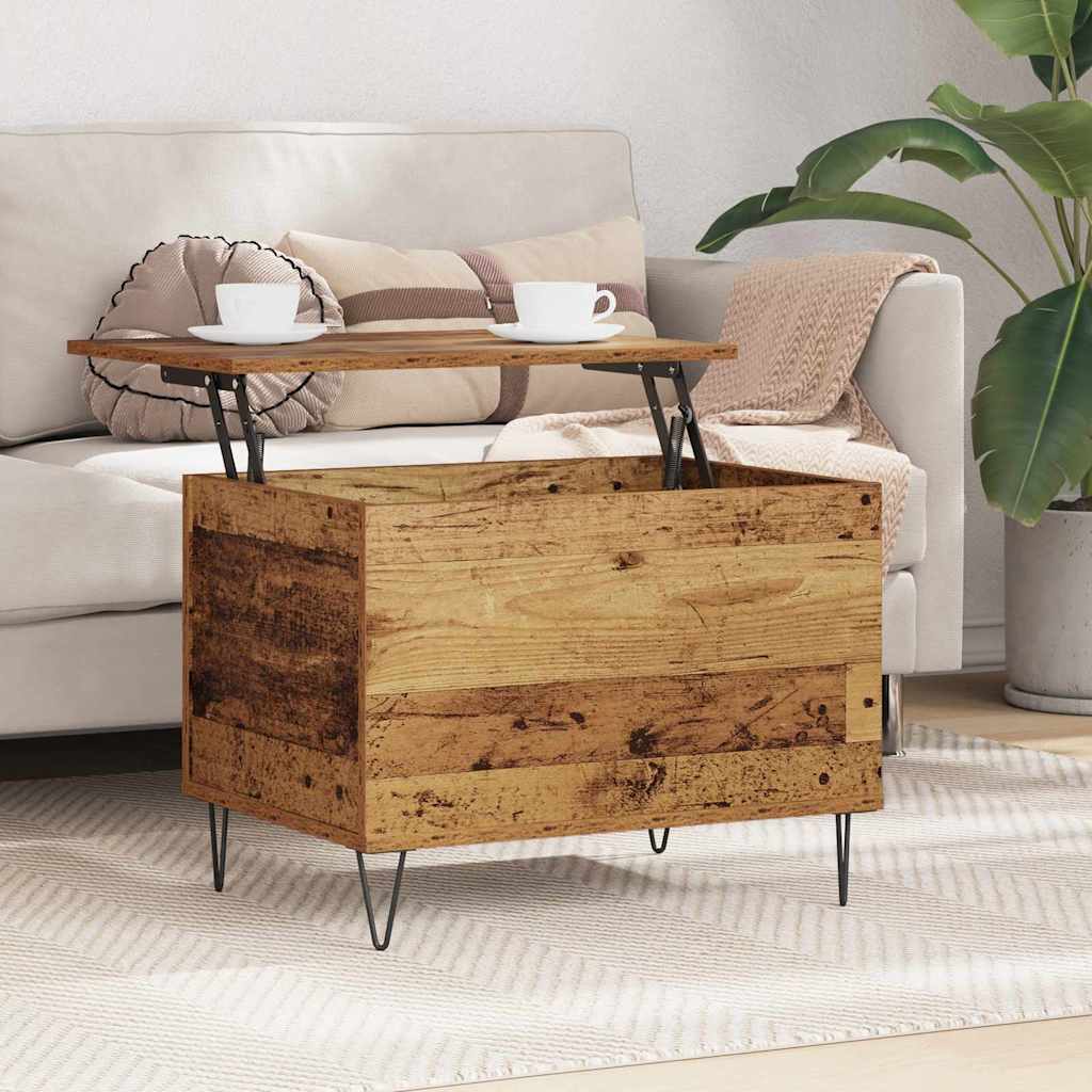 Kava Stol Staro drvo 60 x 44,5 x 45 cm Konstruirano drvo