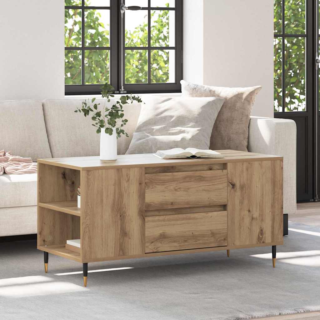 Kava Stol Umjetnički hrast 102 x 44,5 x 50 cm Konstruirano drvo