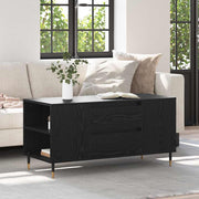 Kava Stol Crni hrast 102 x 44,5 x 50 cm Konstruirano drvo