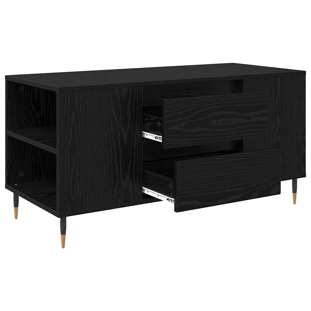 Kava Stol Crni hrast 102 x 44,5 x 50 cm Konstruirano drvo