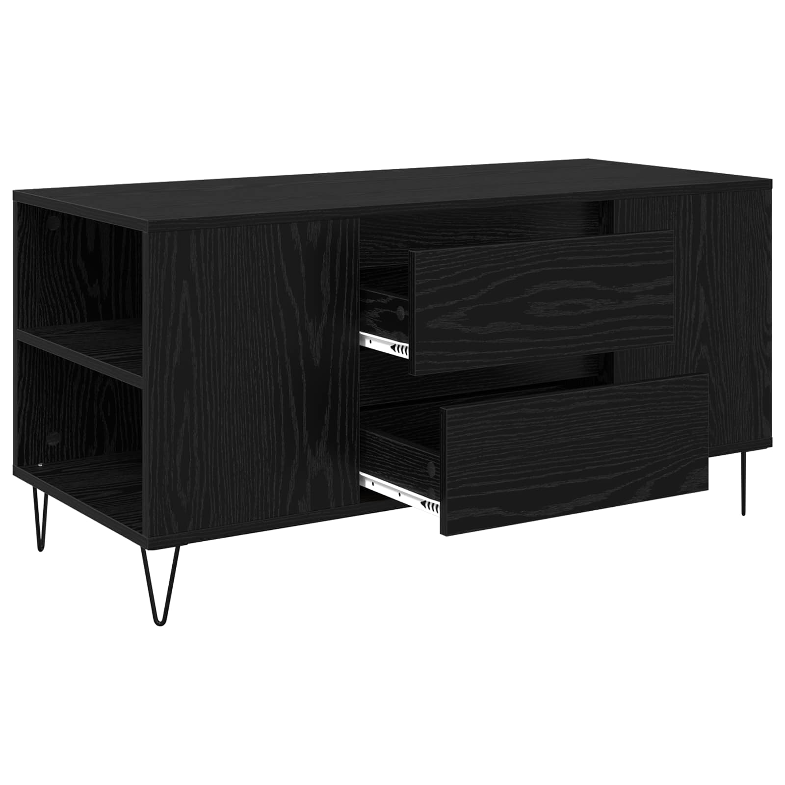 Kava Stol Crni hrast 102 x 44,5 x 50 cm Konstruirano drvo