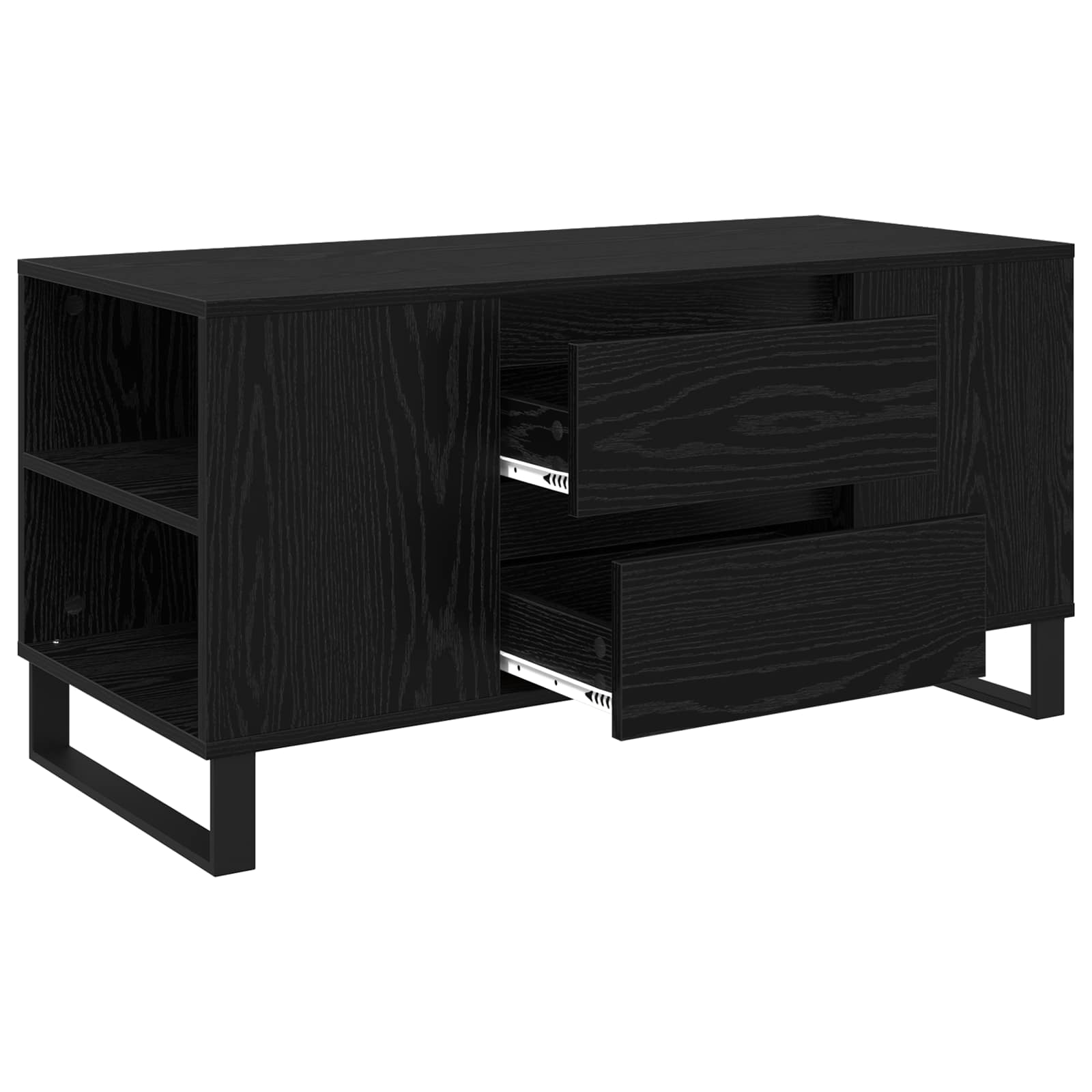 Kava Stol Crni hrast 102 x 44,5 x 50 cm Konstruirano drvo