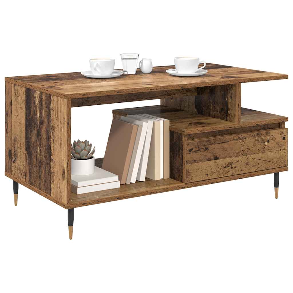 Kava Stol Staro drvo 90 x 49 x 45 cm Konstruirano drvo
