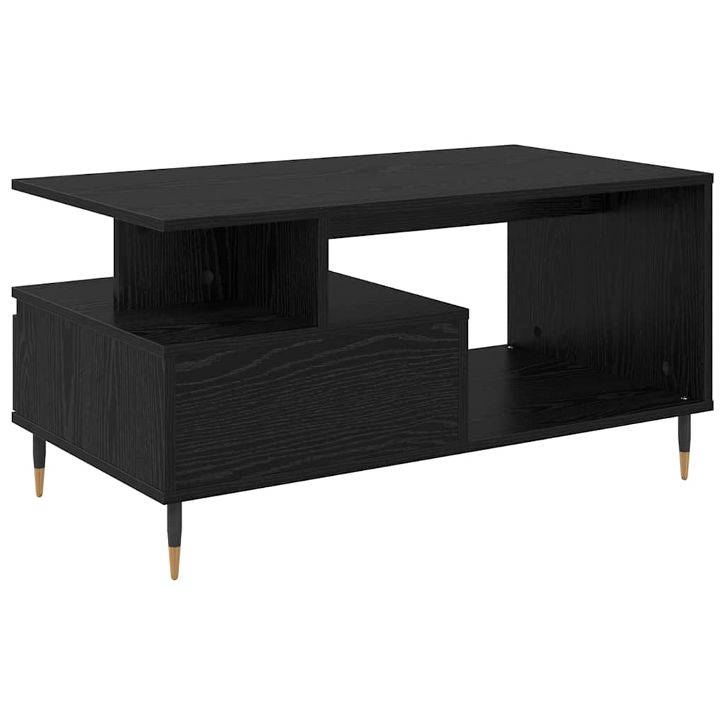 Kava Stol Crni hrast 90 x 49 x 45 cm Konstruirano drvo