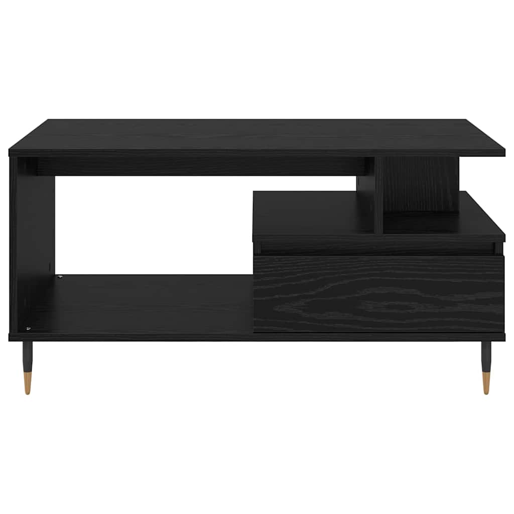 Kava Stol Crni hrast 90 x 49 x 45 cm Konstruirano drvo