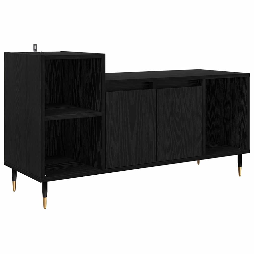 TV ormar Crni hrast 100 x 35 x 55 cm Konstruirano drvo