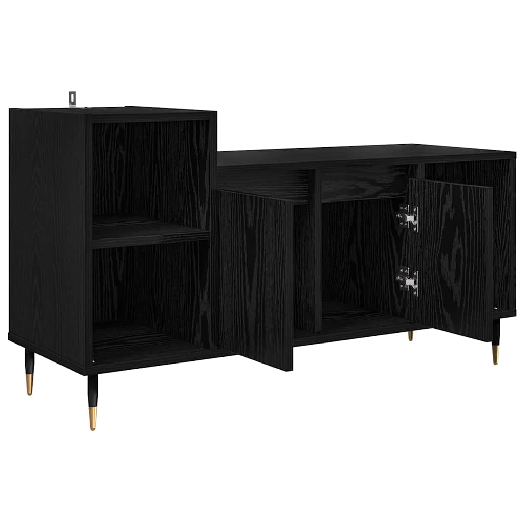 TV ormar Crni hrast 100 x 35 x 55 cm Konstruirano drvo